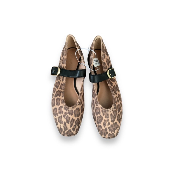 Old Navy Shoes - Mary Jane Ball Leopard Shoes Size 8